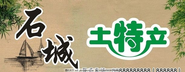 翠竹映门头，风帆扬乡愁——石城土特产的绿色中国风